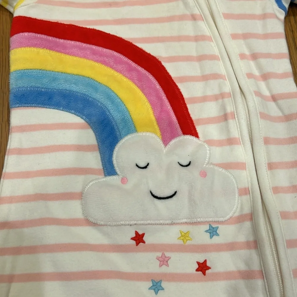 Joules zipper cotton pajamas 3-6months - Picture 3 of 4